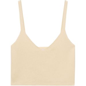 MANGO Gebreide top 'SIMBA'  ecru