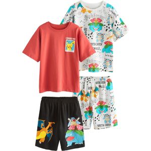 Next Nachtkledij  aqua / rood / zwart / wit