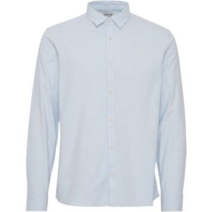 !Solid Shirt  pastelblauw / wit