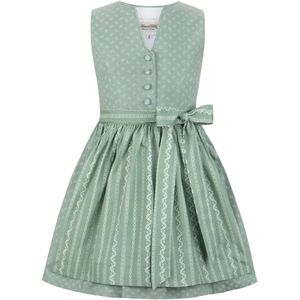 STOCKERPOINT Jurk 'Leni'  lichtgroen / wit