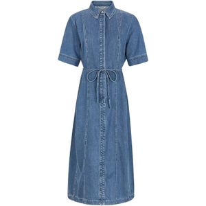 Soft Rebels Jurk  grey denim