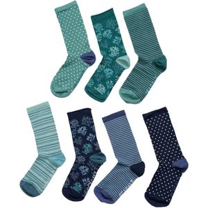 Seasalt Cornwall Sokken 'Sailor'  blauw / marine / petrol / wit