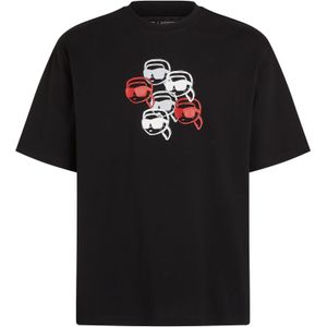 Karl Lagerfeld Shirt  rood / zwart / wit