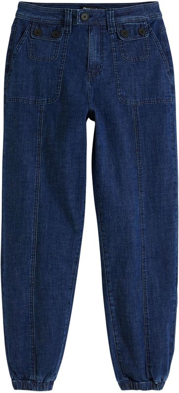 Desigual - Joggingbroek - Effen - Lange Jeans met Boorden