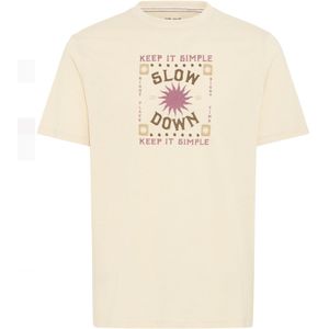 BLEND Shirt 'BHJoey'  beige / sand / bruin / orchidee