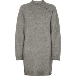 PIECES Gebreide jurk 'PCJIMMA'  grijs gemêleerd