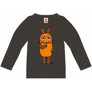 LOGOSHIRT Sweatshirt 'Die Sendung mit der Maus'  bruin / donkerbruin / oranje