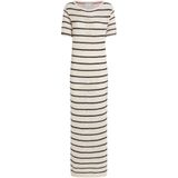 TOMMY HILFIGER Gebreide jurk 'POINTELLE'  ivoor / marine