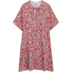 ARMEDANGELS - Jurk - Koraal - Knielengte - Ronde Hals - Normale Pasvorm