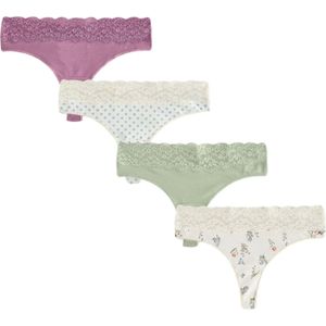 Next String  lichtblauw / pastelgroen / orchidee / wit