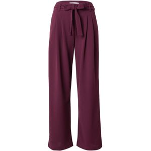 ONLY Bandplooibroek 'ONLEVI'  wijnrood