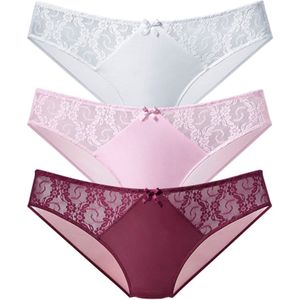 Petite fleur - Slip - Wit - 3 Stuks