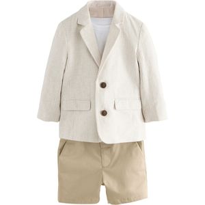 Next Set  beige / taupe / wit