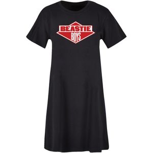 F4NT4STIC Jurk 'The Beastie Boys'  rood / zwart / wit