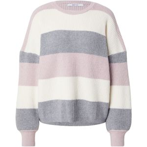 ABOUT YOU Trui 'Viola'  grijs / rosé / wit