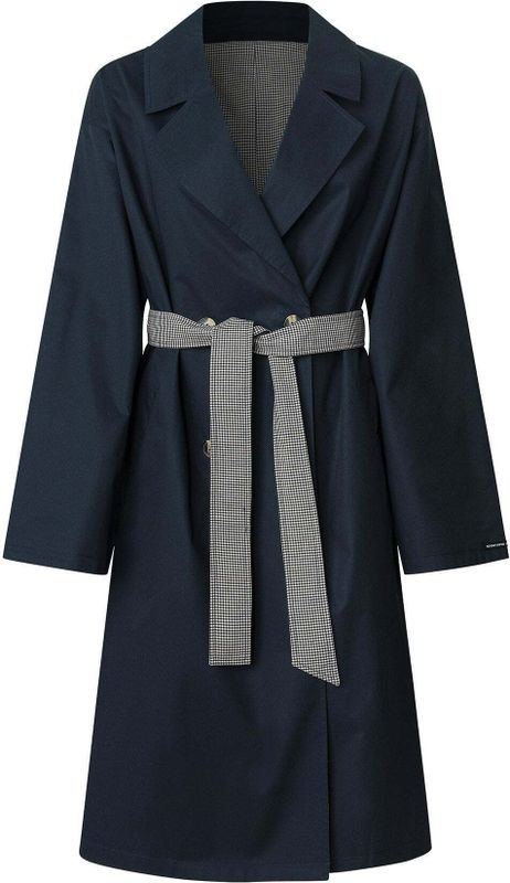 Pepe Jeans - Gabriela - Damesjas - Effen Kleur - Reversible Trench-coat - 100% Katoen