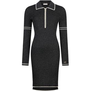 Liu Jo - Abito Nero - Gebreide Dagjurk - Zwart - Dames
