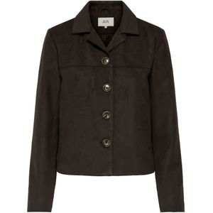 JDY - Suede Jasje - Bruin - Leren Jassen