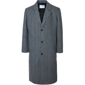 SELECTED HOMME - MILOS - Wollen Jas - Relaxed Fit - Reverskraag