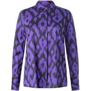 MAERZ Muenchen Blouse  donkerbruin / lila