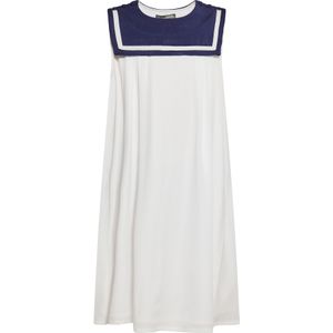 DreiMaster Vintage Jurk  navy / wit