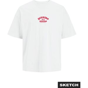 JACK & JONES Shirt  groen / rood / wit