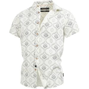 INDICODE JEANS Overhemd ' Cotta '  navy / wit