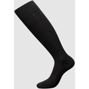 zd ZERO DEFECTS Kniekousen 'Merino wool knee socks'  zwart