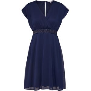 ABOUT YOU - Ashley - Jurk - Blauw - Korte Lengte - V-hals