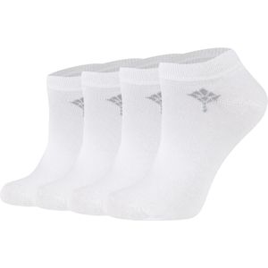 Enkelsokken - Wit - Katoenmix - 4 Paar