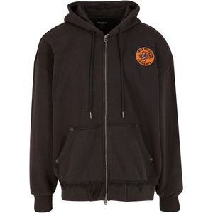 True Religion Sweatvest 'Tiger'  oranje / zwart / wit