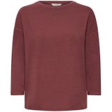 b.young - BYPAMILA - T-shirt - Wijnrood - Driekwart Mouw
