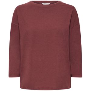 b.young - BYPAMILA - T-shirt - Wijnrood - Driekwart Mouw
