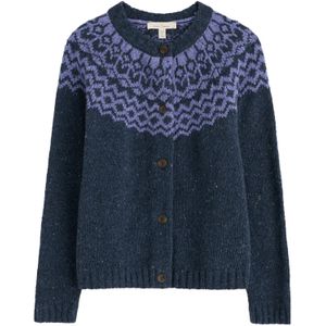 Seasalt Cornwall Gebreid vest 'Port Kinnis'  marine