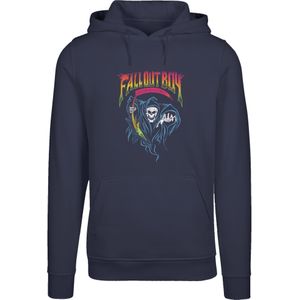 F4NT4STIC Sweatshirt 'Fall Out Boy Rock And Roll Reaper'  donkerblauw / gemengde kleuren