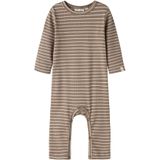 Lil'Atelier Nachtkledij  bruin / wit