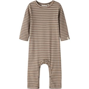 Lil'Atelier Nachtkledij  bruin / wit