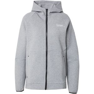 Hummel - Hmltech Fleece Regular Zip Hoodie - Grijs Melange - Trainingsjack
