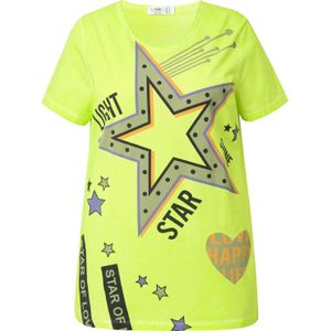 Angel of Style Shirt  limoen / grijs / zwart