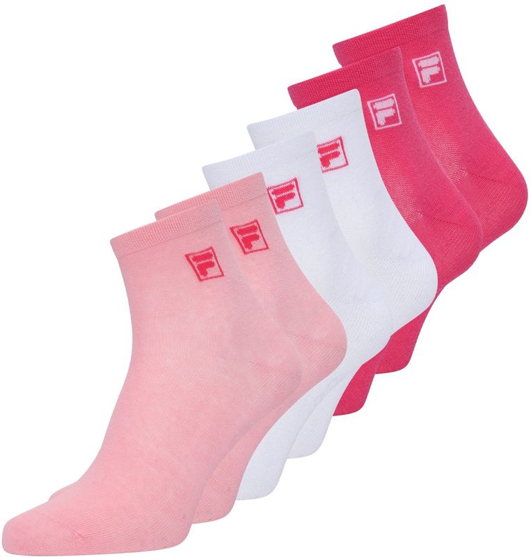 FILA Sokken  pink / rosa / rood / wit
