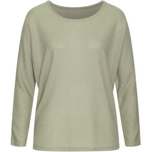 Vivance - Shirt - Donkergroen - Lange Mouwen - Gemaakt van Kreukvrij Materiaal