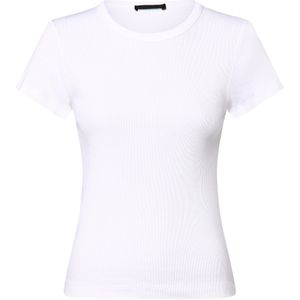 DRYKORN - Koale - T-shirt - Wit - Katoen, Ronde Hals, Kwartmouw