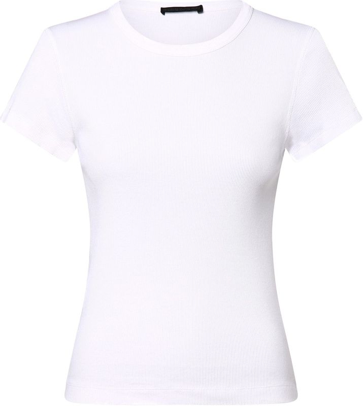 DRYKORN - Koale - T-shirt - Wit - Katoen, Ronde Hals, Kwartmouw