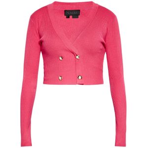 NAEMI Gebreid vest  pink