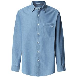 Pepe Jeans - Colman - Denim Overhemd - Korte Mouwen