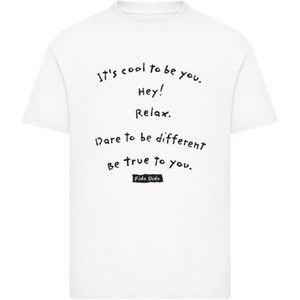 F4NT4STIC Shirt 'Fido Dido Its Cool To Be You'  zwart
