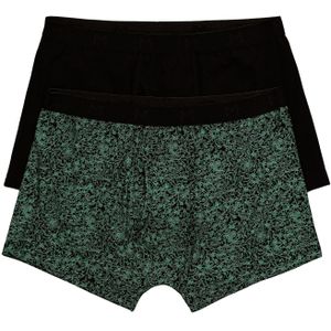 Men Plus Boxershorts  groen / zwart