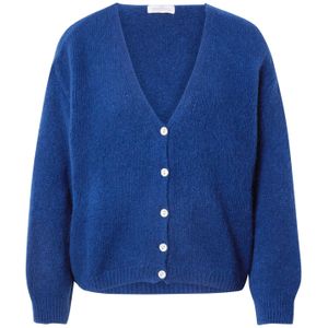 Zwillingsherz Gebreid vest  blauw