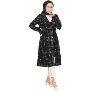 MODAMIHRAM Tussenmantel  zwart / wit