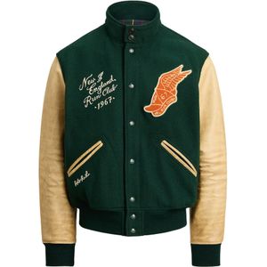 Polo Ralph Lauren Tussenjas  lichtgeel / donkergroen / oranje / wit